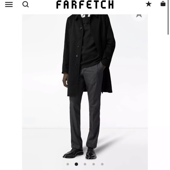 Burberry mens authentic 100% cashmere coat size L - Picture 5 of 8